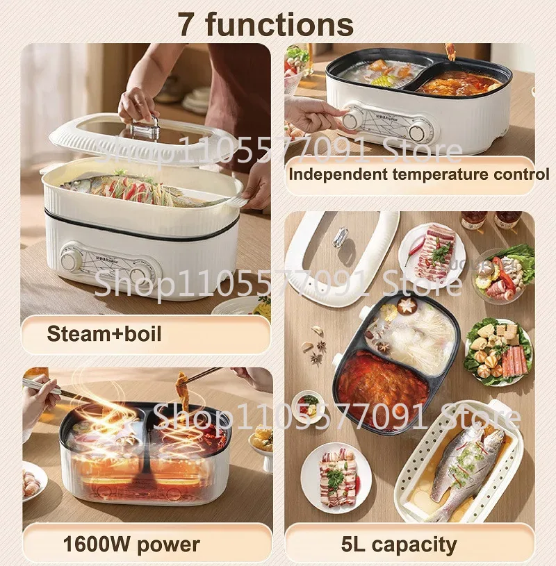 6L Electric Cooking Pot Home D - đánh giá và giá Home Cooking Heater
