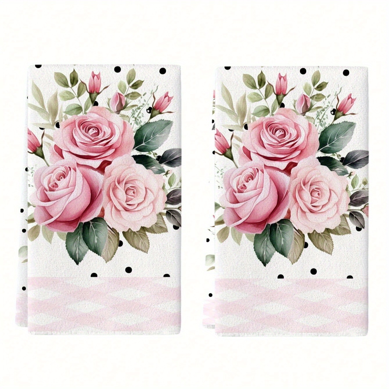 2Pcs, Polka Dot Light Pink Pat - đánh giá và giá Home Cooking Cookbook