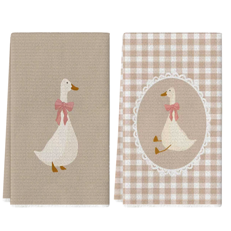 2Pcs, Cute Duck Kitchen Towels - đánh giá và giá Home Cooking Cookbook
