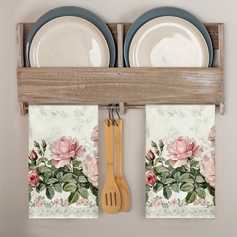 2Pcs, Vintage Lace Pink Rose K - đánh giá và giá Home Cooking Cookbook