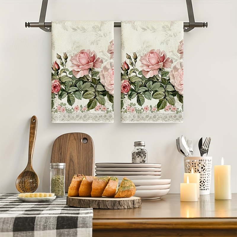2Pcs, Vintage Lace Pink Rose K - đánh giá và giá Home Cooking Cookbook